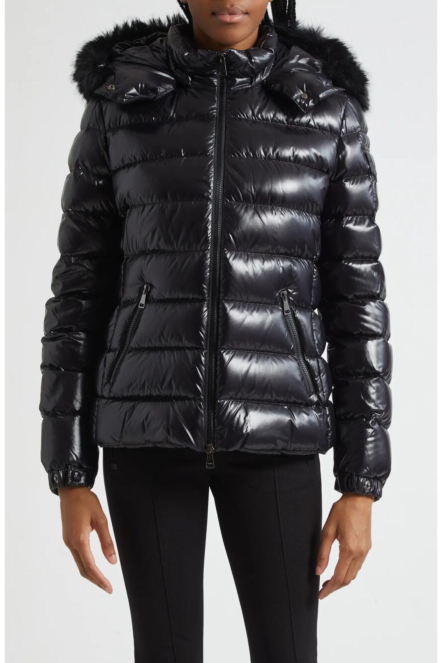NWT Moncler Badyfur Hooded Down Jacket